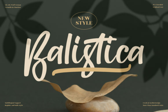 Balistica Font Poster 1