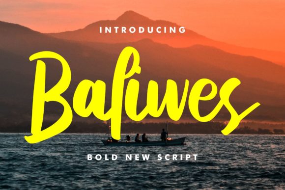 Baliwes Script Font Poster 1