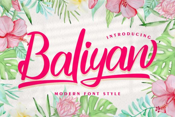 Baliyan Font Poster 1