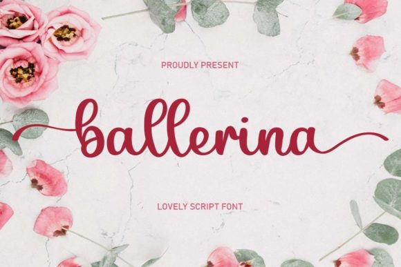 Ballerina Font Poster 1