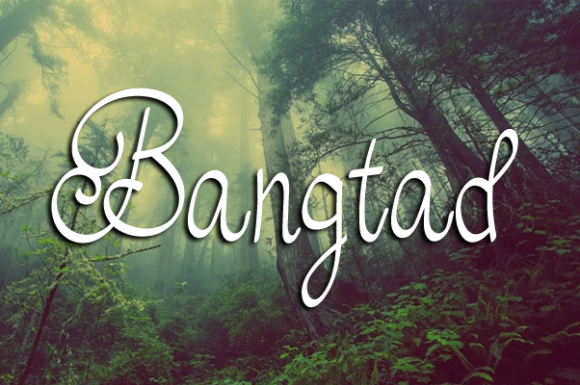 Bangtad Font Bangtad Font Poster 1