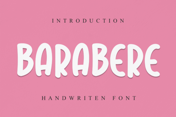 Barabere Font Poster 1