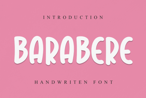 Barabere Font Barabere Font Poster 1