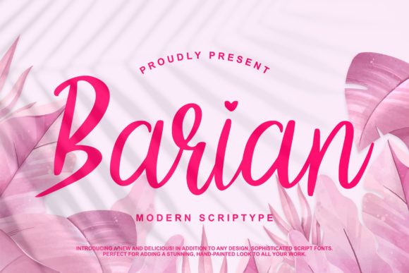 Barian Font Poster 1