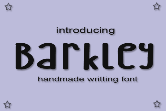 Barkley Font Barkley Font Poster 1