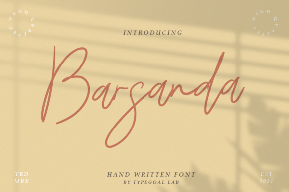 Barsanda Script Font