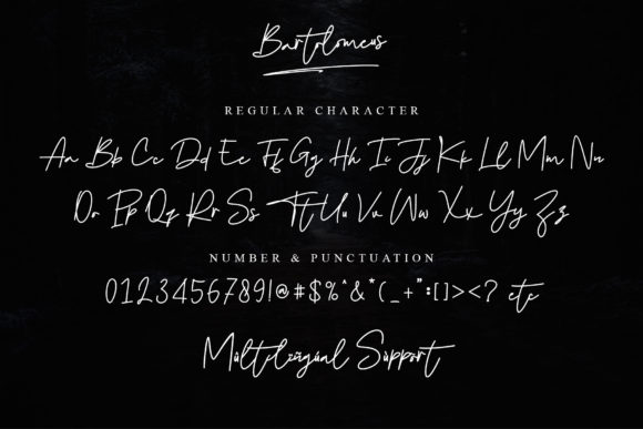 Bartolomeus Font Poster 7