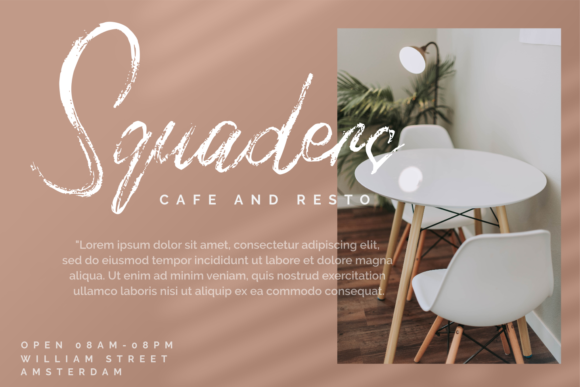 Baskuline Font Poster 5