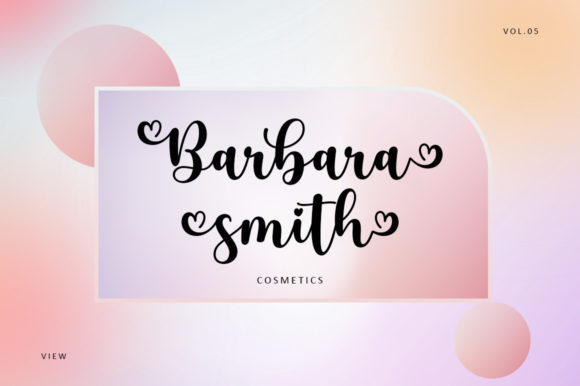 Bastrid Script Font Poster 3