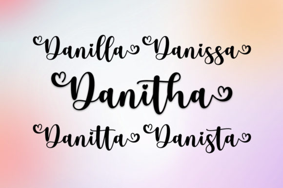 Bastrid Script Font Poster 7