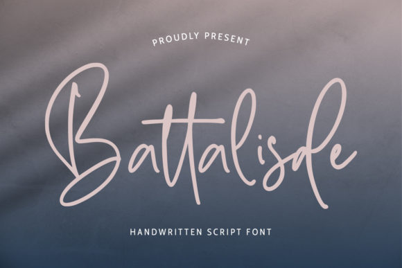 Battalisde Font Poster 1