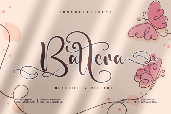 Battera Font Poster 1