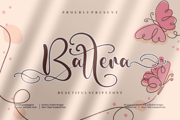 Battera Font Battera Font Poster 1
