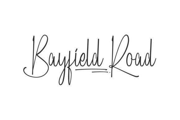 Bayfield Road Font Poster 1