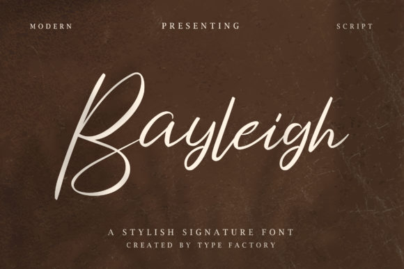 Bayleigh Font Poster 1