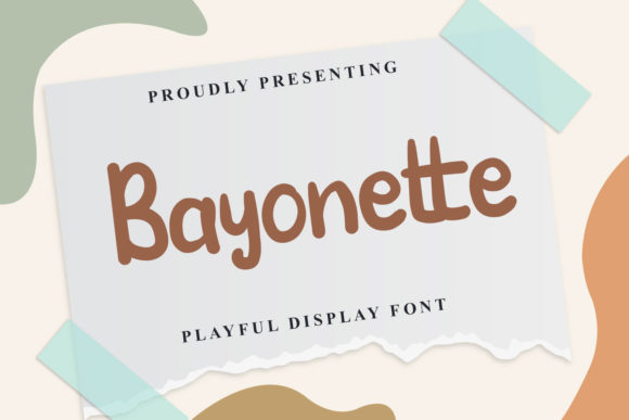 Bayonette Font Poster 1