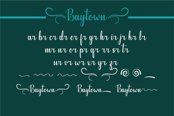 Baytown Font Poster 6