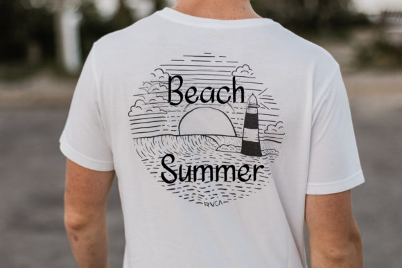 Beach Ball Font Poster 5