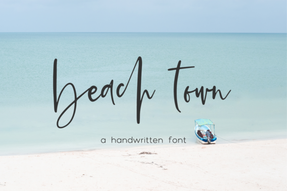 Beach Town Script Font Poster 1