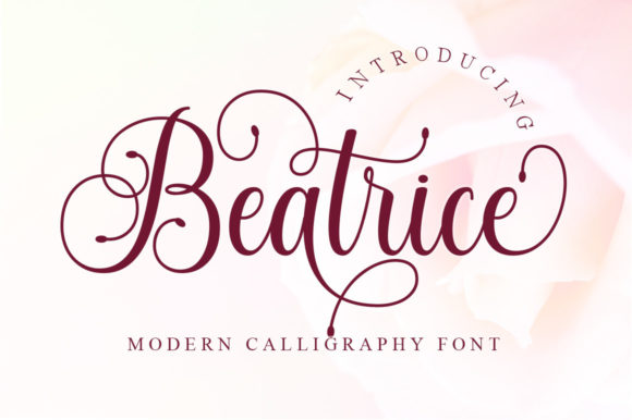 Beatrice Font Poster 1