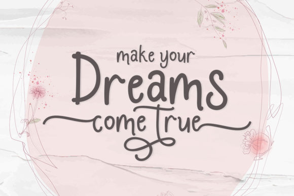 Beautiful Font Poster 3
