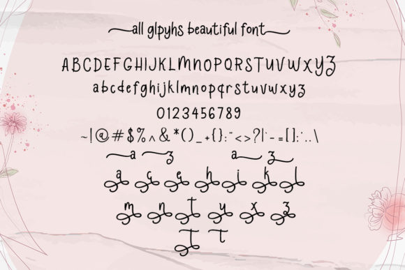 Beautiful Font Poster 5