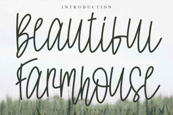 Beautiful Farmhouse Font Poster 1