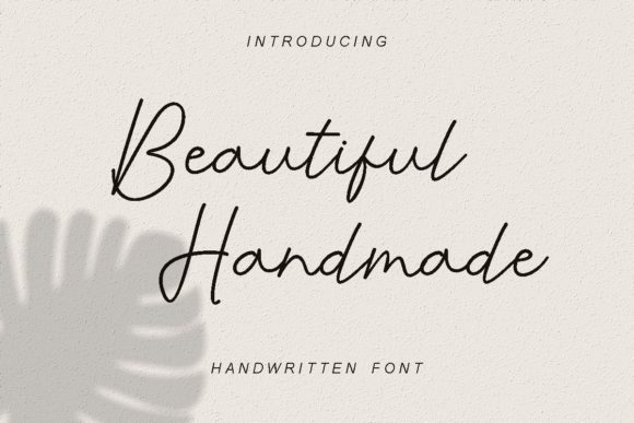 Beautiful Handmade Font Poster 1