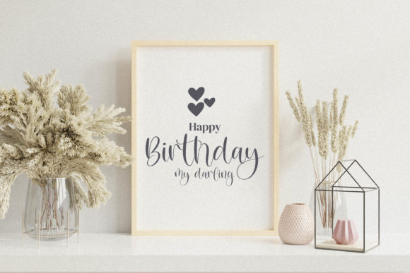 Beautiful Lativa Font Poster 2