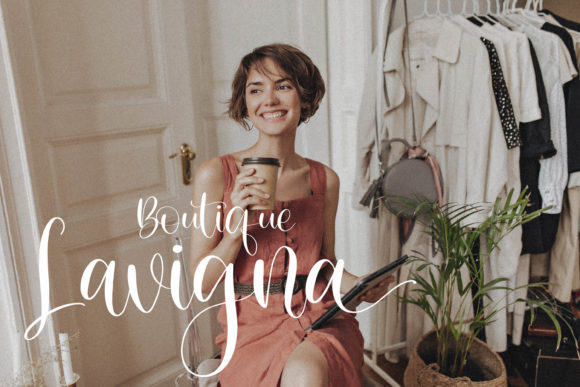 Beautiful Lativa Font Poster 3