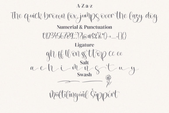 Beautiful Lativa Font Poster 7