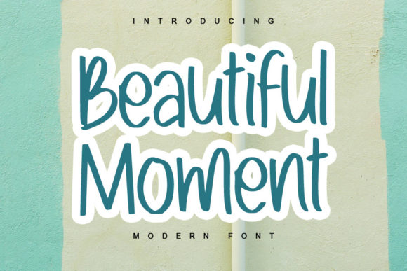 Beautiful Moment Font Poster 1