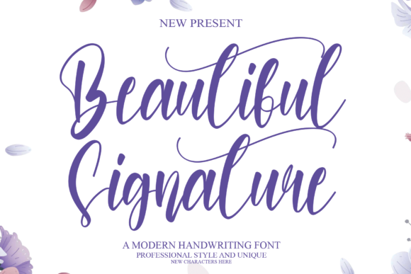 Beautiful Signature Font