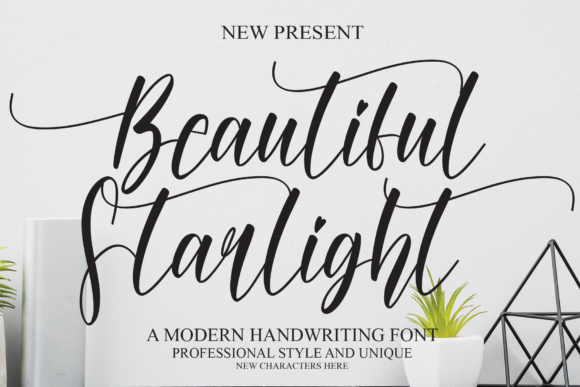 Beautiful Starlight Font Poster 1