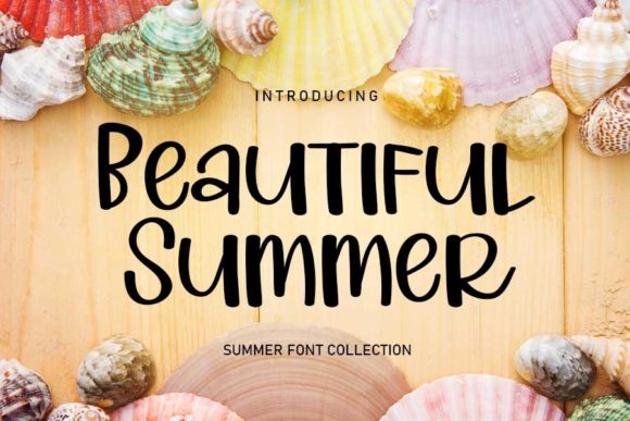 Beautiful Summer Font Poster 1