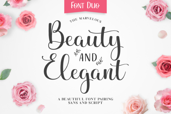 Beauty and Elegant Font Poster 1