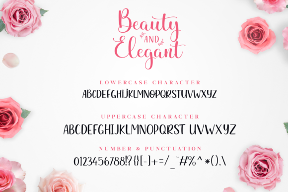 Beauty and Elegant Font Poster 5