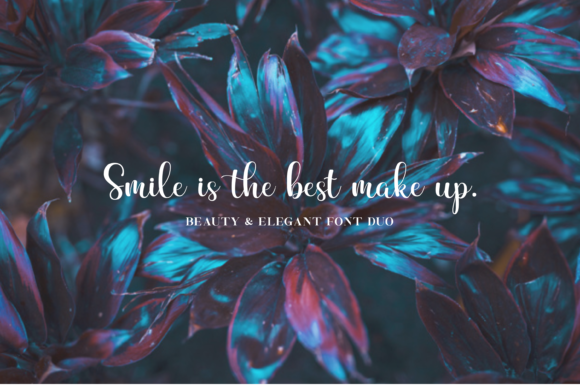 Beauty and Elegant Font Poster 9