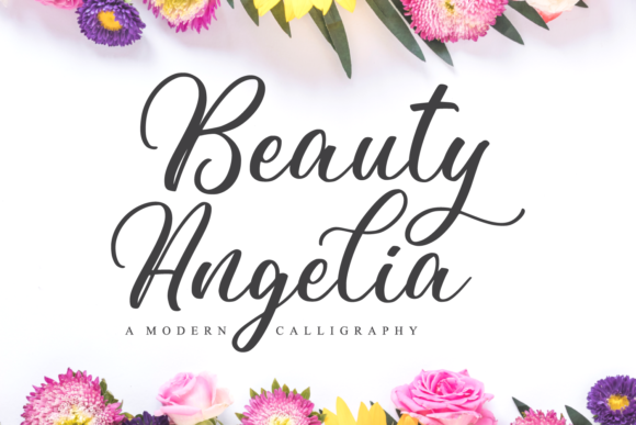 Beauty Angelia Font Beauty Angelia Font Poster 1