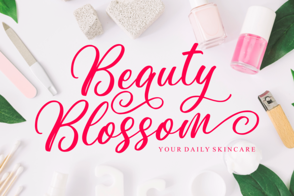 Beauty Angelia Font Poster 2