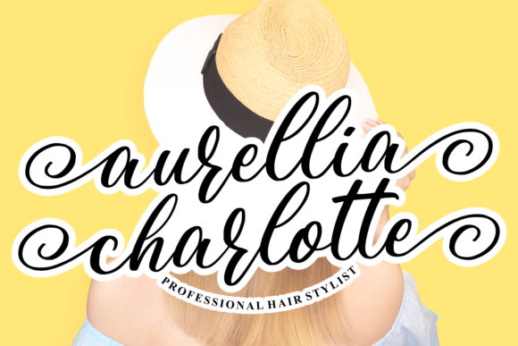 Beauty Angelia Font Poster 5