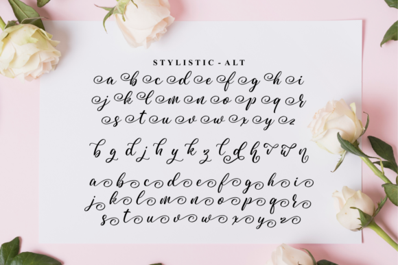 Beauty Angelia Font Poster 8