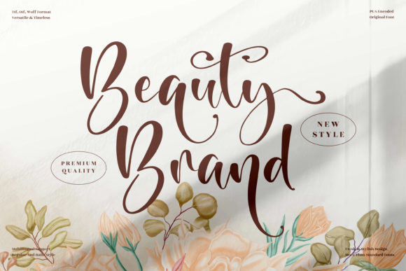 Beauty Brand Font Poster 1