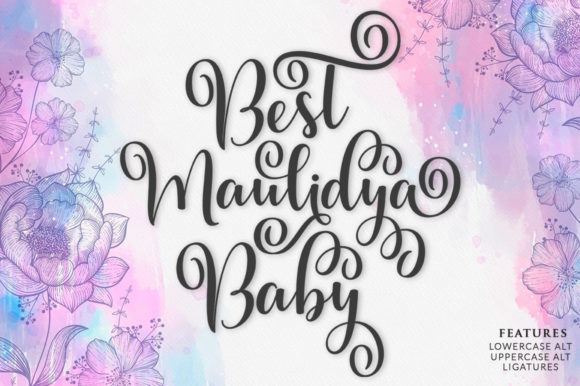 Beauty Delya Font Poster 2