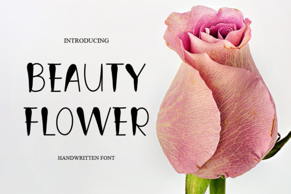 Beauty Flower Font