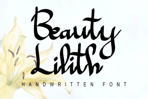 Beauty Lilith Font Poster 1