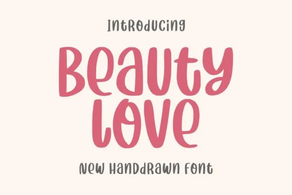 Beauty Love Font Beauty Love Font Poster 1