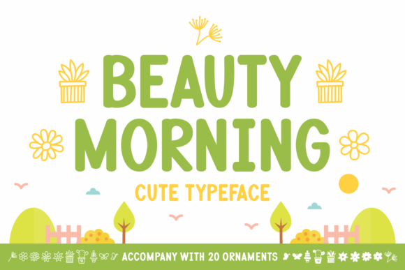 Beauty Morning Font Poster 1