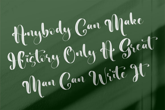 Beauty Nature Font Poster 11