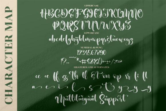 Beauty Nature Font Poster 13